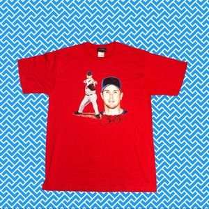 Rare Brad Peacock Rubber Stamp Autograph Tee